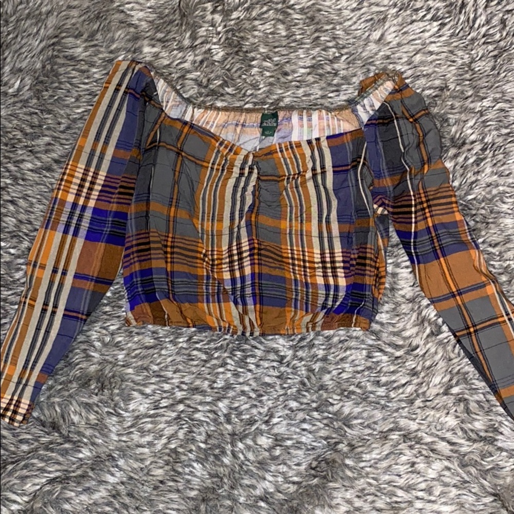 Wild Fable women’s plaid crop top